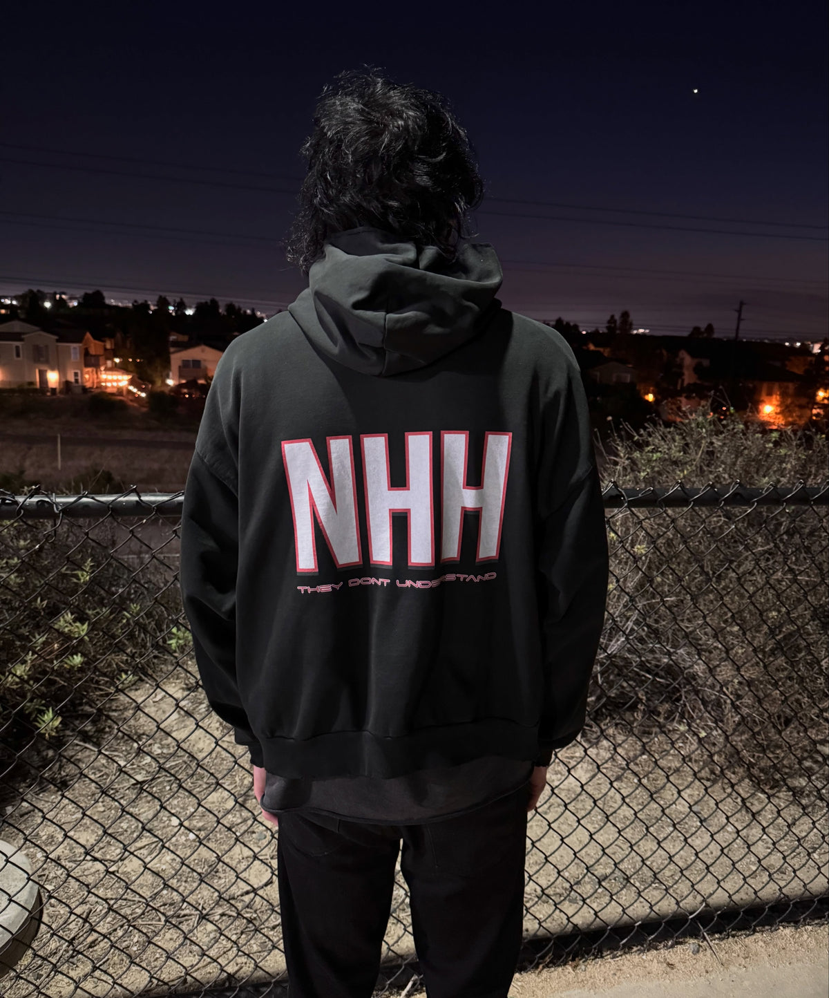 NHH HOODIE (destroyed look , 100%cotton heavy)